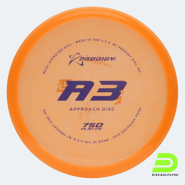 Prodigy A3 in orange, im 750 Kunststoff und ohne Spezialeffekt