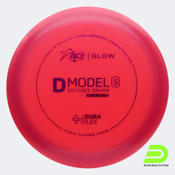 Prodigy ACE Line D S in rosa, im Duraflex GLOW Kunststoff und glow Spezialeffekt
