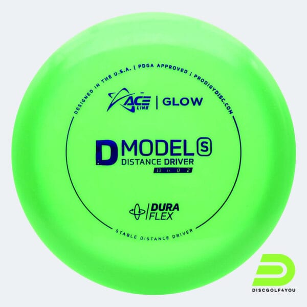 Prodigy ACE Line D S in green, duraflex glow plastic and glow effect
