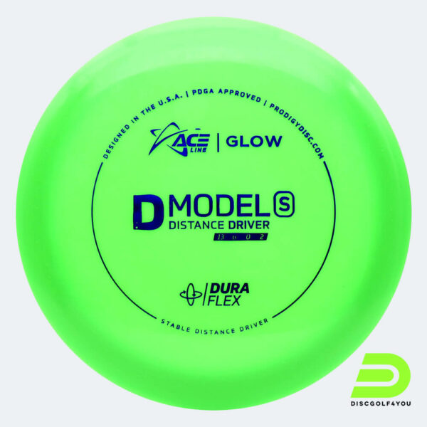Prodigy ACE Line D S in grün, im Duraflex GLOW Kunststoff und glow Spezialeffekt
