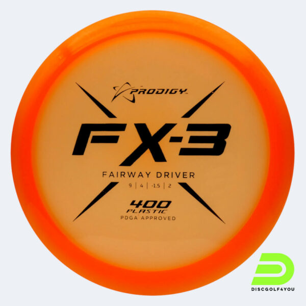 Prodigy FX-3 in orange, im 400 Kunststoff und ohne Spezialeffekt