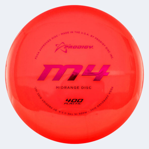 Prodigy M4 in rot, im 400 Kunststoff und ohne Spezialeffekt