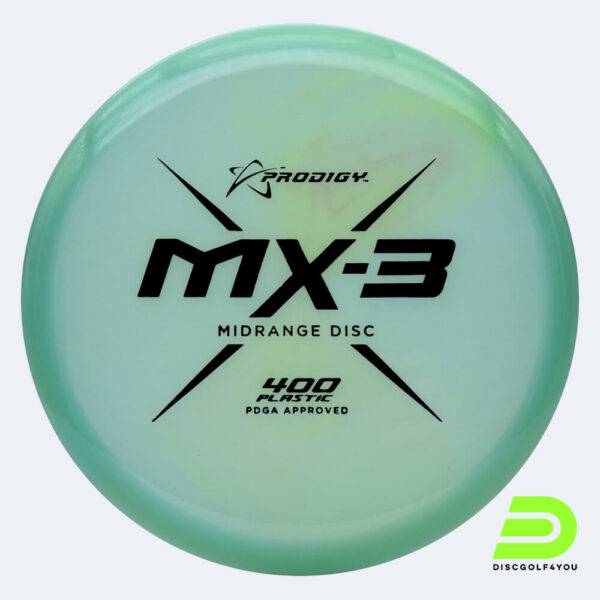 Prodigy MX-3 in türkis, im 400 Kunststoff und ohne Spezialeffekt