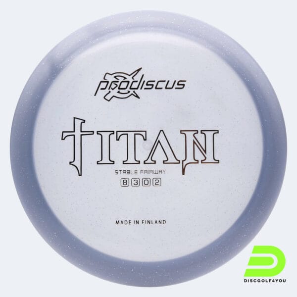 Prodiscus Titan in blue, platinium plastic