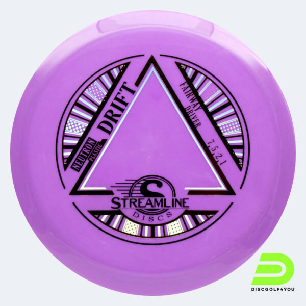 Streamline Drift in purple, neutron plastic