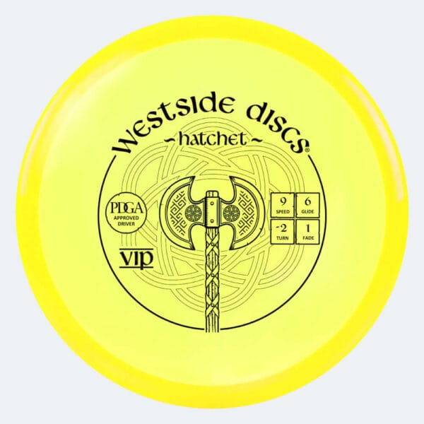 Westside Hatchet in gelb, im VIP Kunststoff und ohne Spezialeffekt
