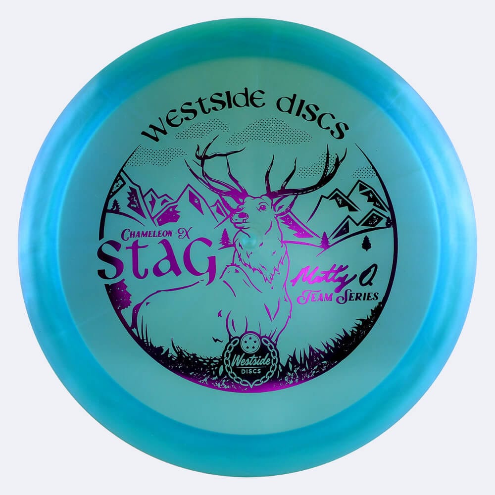 Westside Stag - Matt Orum Team Series in türkis, im VIP-X Chameleon Kunststoff und ohne Spezialeffekt