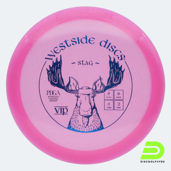 Westside Stag in rosa, im VIP Kunststoff und ohne Spezialeffekt