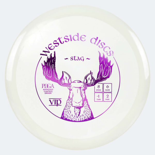 Westside Stag in weiss, im VIP Kunststoff und ohne Spezialeffekt