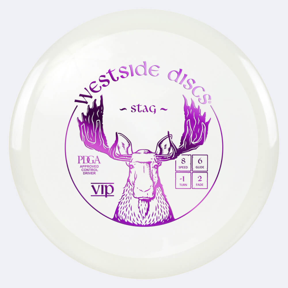 Westside Stag in weiss, im VIP Kunststoff und ohne Spezialeffekt
