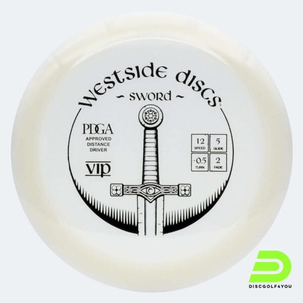 Westside Sword in white, vip plastic