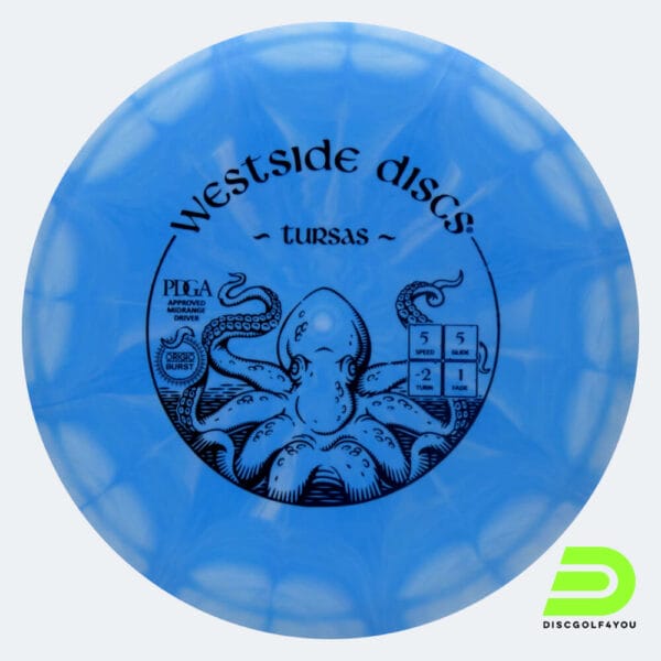 Westside Tursas in hellblau, im Origio Kunststoff und burst Spezialeffekt